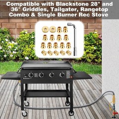 Brass Gas Orifice Nozzle Kit for Blackstone Griddles*-