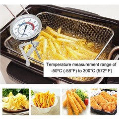 Deep Fry Turkey Candy Thermometer(2 Pack) with 12″ Probe Length (2 Packs)