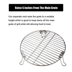 Mydracas Grill Expander Rack Stack Expansion Grilling Stainless…