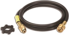 Compact 5-Foot Propane Hose for Easy Connection to Bulk Tanks – 1-Year Warranty