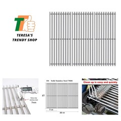 SD63246018 3-Pack 17″ Stainless Steel Cooking Grates for Charbroil Profession…