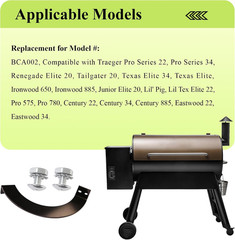 BCA002 Grill Lid Door Stop Arc Right Side for Most Traeger Grills, W/Screw | Fit