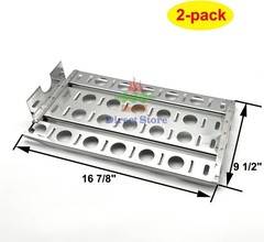 2 Pack Stainless Heat Plates 16 7/8 x 9 1/2 for Lynx Gas Grills