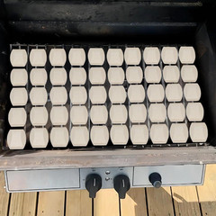 Ceramic Briquettes for Turbo Nexgrill Gas Grills 50-Piece 2X2 Inches
