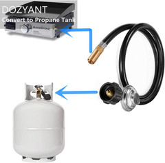 6 Feet Propane Regulator and Hose for Blackstone 17Inch and 22Inch Table Top Gri