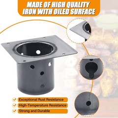 Fire Burn Pot Replacement Parts for Pit Boss Pro Series II 1150, 1600 Pellet Gri