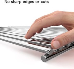 Stainless Steel Grill Grates for Nexgrill 4 Burner Models 17-19.5 Inch