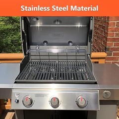 Stainless Steel Grill Warming Rack for Weber Genesis II 300 Series Gas Grills