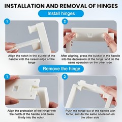 Plastic Cooler Handle Replacement Parts With Mounting Screws Accessories Kit