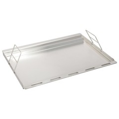Stainless Steel Grill Plate Grill Griddle for Grill Replacement Part 48*34 cm