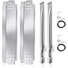 Nexgrill 2-Burner Replacement Parts | Stainless Steel Burner Tubes & Heat Plates
