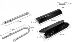 Grill Parts for Brinkman 810-3660-S Heat Plate Carry Over Tube Burner