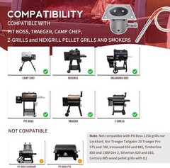 7-Hole Firepot Hot Rod Igniter Kit for Traeger Pit Boss Camp Chef Z Grills