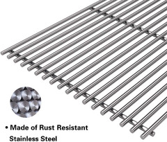 2 Pack Cooking Grates Steel Grill Parts for Weber Genesis 300 Series E330 E310