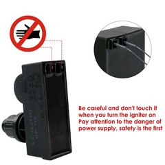 2 Outlet Push Button Grill Electronic Igniter Kit For Charbroil 463436215