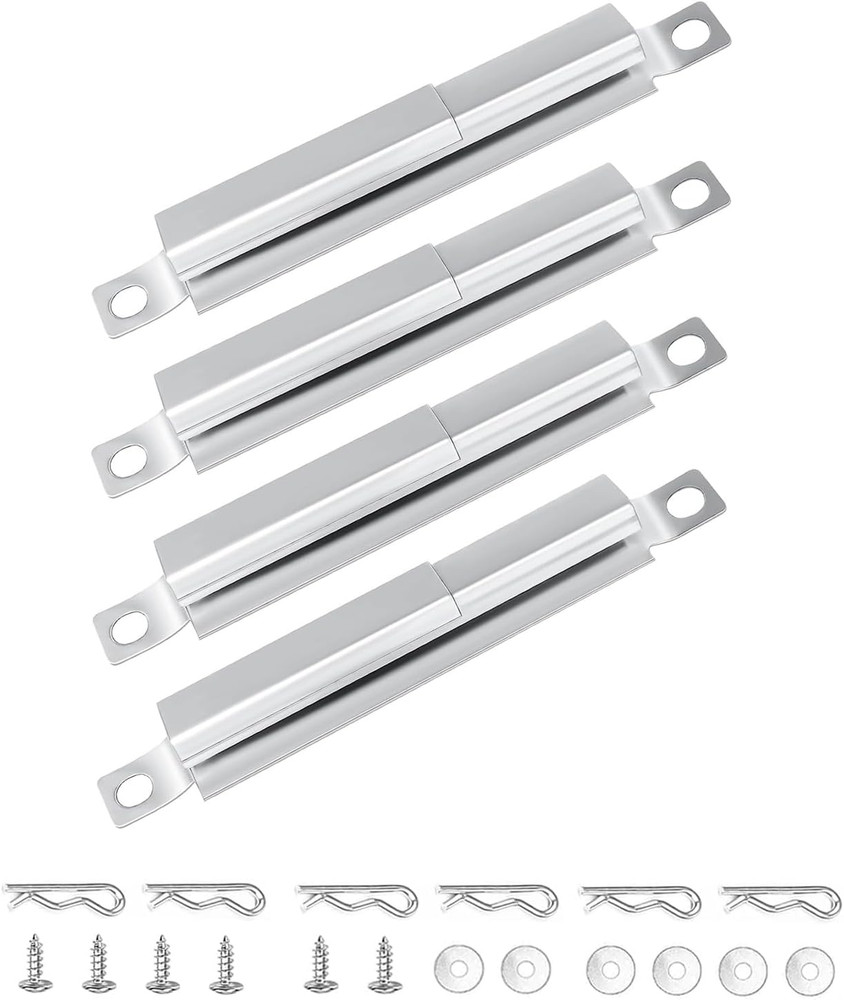4 Pack 304 Stainless Steel Carryover Tubes – Universal Gas Grill Crossover Tube