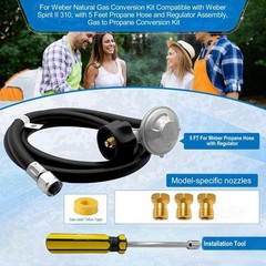 Natural Gas to Propane Conversion Kit for Weber Spirit II 310/315/E310/210,For W
