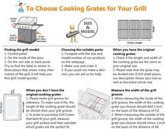 Grates for Charbroil Advantage 4 Burner 463344116 463343015 463344015, Gas2coal