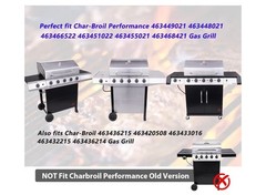 Charbroil 5-Burner Grill Grates Cast Iron Replacement Set 28 1/5″