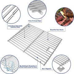 17 Inches Cooking Grates for Home Depot Nexgrill 720-0830H 720-0830D 720-0783…