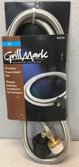 Grill Mark 68004 Stainless Steel Gas Line Hose and Adapter For Gas Grills