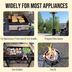5ft Propane Regulator & Hose with Elbow Adapter for Griddles, Heaters & Fire Pit