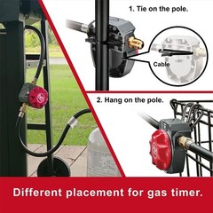 Safety Auto Shut-Off Gas Timer for Propane & Natural Gas | Outdoor Grill, Fir…
