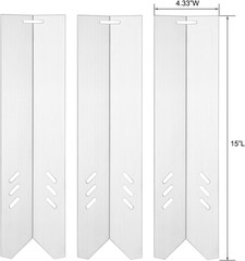 B0212-040 Heat Plates Grill Parts for Blue Rhino 3 Burner Grill Replacement Part