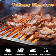Cast Iron Grill Grates 17.5 Inch for Weber Spirit 300 Series BBQ Cooking Grids