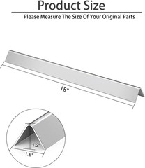 18 Inch Flavorizer Bars for Weber Summit 400 Series, Summit E-420, S-420 Gas Gri