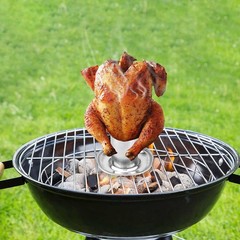 Master the Art of For Grilling and Roasting with Beer Can Chicken Holder