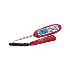 Taylor Digital Waterproof Thermometer with Bright Blue standard, Red
