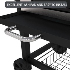 Ash Pan Replacement for Dyna-Glo & Master Forge Charcoal Grill Models