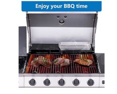 Charbroil 5-Burner Grill Grates Cast Iron Replacement Set 28 1/5″