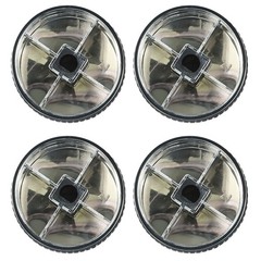 4xGas Grill Control Knobs Replacement Fits BBQ Gas Grills For Oven, Stove Round