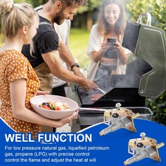 Griddle Gas Burner Control Valve Compatible with 36’’ Blackstone, Gray