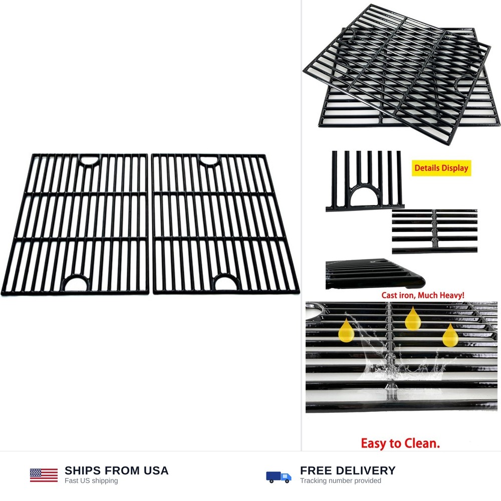 Parts DC104 17inch Grill Grates for Nexgrill 4 Burner 720-0830H 720-0783E, 5 …