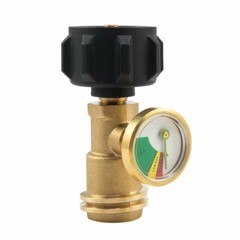 Propane Gas Guage meter, Tank Gauge/Leak Detector Brass Lead-free Propane Tank
