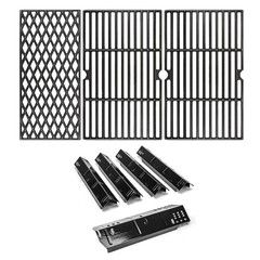 Uniflasy Grill Heat Plates and Cast Iron Cooking Grates for Dyna-Glo…