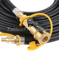 RV Propane Quick Connect Hose Elbow Adapter Kit BBQ Kitchen Propane Burner Parts