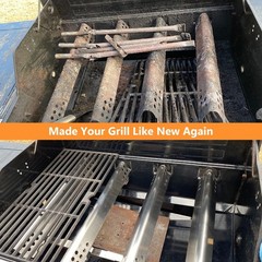 Hisencn Grill Replacement Parts for Charbroil Performance 4 pack, silver