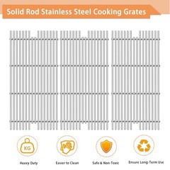 Zemibi 23 1/4″ Stainless Steel Grill Grates Replacement Parts for Viking VGBQ…