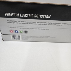 New Char-Broil Electric Premium Rotisserie