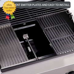 463242516 Emitter Plates Grill Grates Replacement Parts for Charbroil Tru Infrar