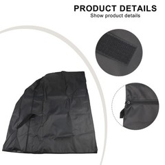 All Weather Grill Cover 600D Oxford Cloth for 147x61x122cm Outdoor Grill