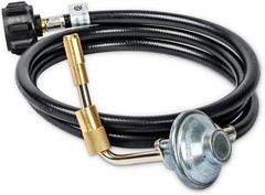 Easy-Install 5 FT Propane Hose and Regulator – For Blackstone 17” & 22” Griddles