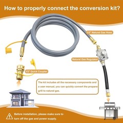 Propane to Natural Gas Conversion Kit for Grill Compatible with weber genesis, g