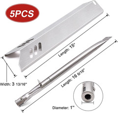 Heat Plates BBQ Gas Grill Burners Replacement for Dyna Glo Propane Heater Parts