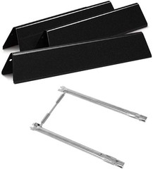 Hongso 69785 Burner Tubes Kit, 15.3″ Flavorizer Bars 7635 67045, Replacement Par