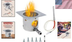 Fire Burn Pot and Igniter Kit for Traeger/Pit Boss Grills, Easy Install